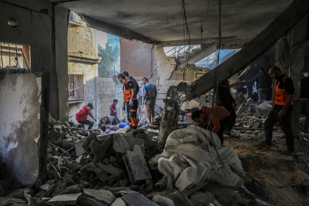 Civile i Gaza har fået deres hjem ødelagt af Israels millitær