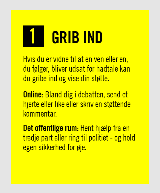 Had skader guide til, hvad du kan gøre: Grib ind