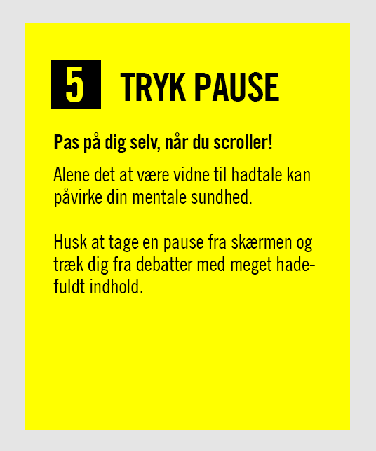 Had skader, guide til, hvad du kan gøre: Tryk pause.