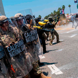 Aktion for stop af militær mod demonstranter i USA