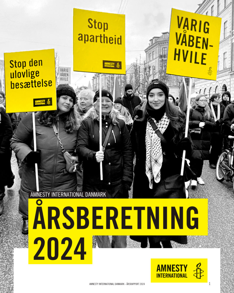 Årsberetning 2024 for Amnesty International Danmark