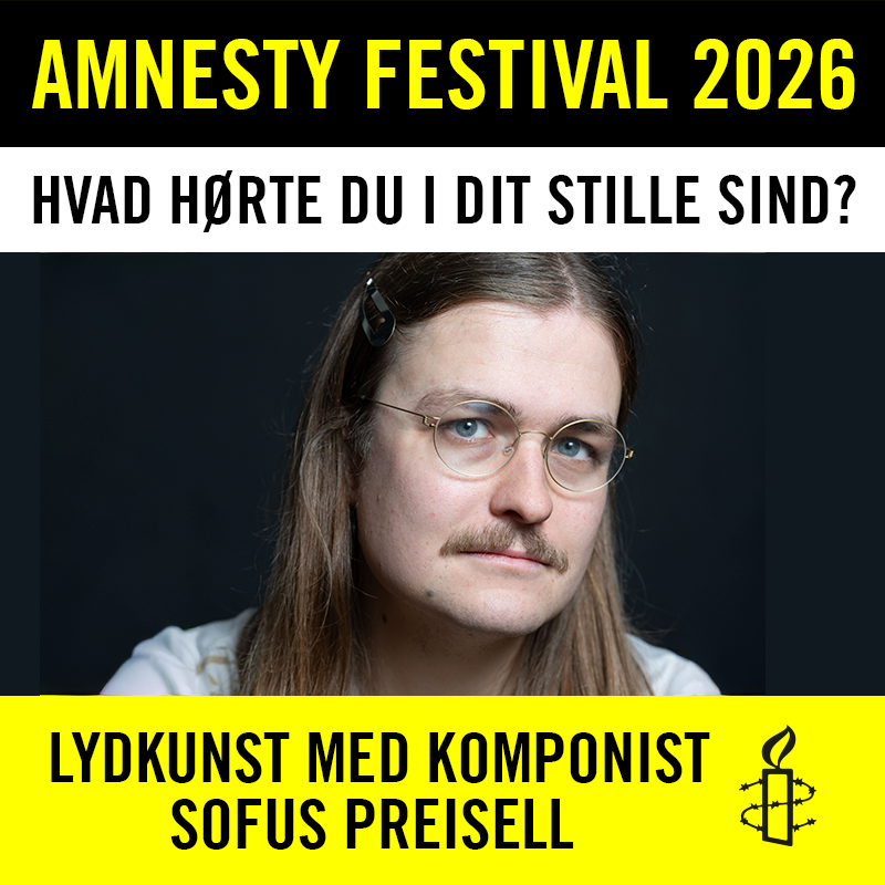 Kom til Amnesty menneskerettighedsfestival 2026