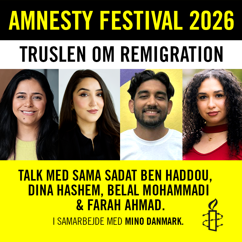 Kom til Amnesty menneskerettighedsfestival 2026