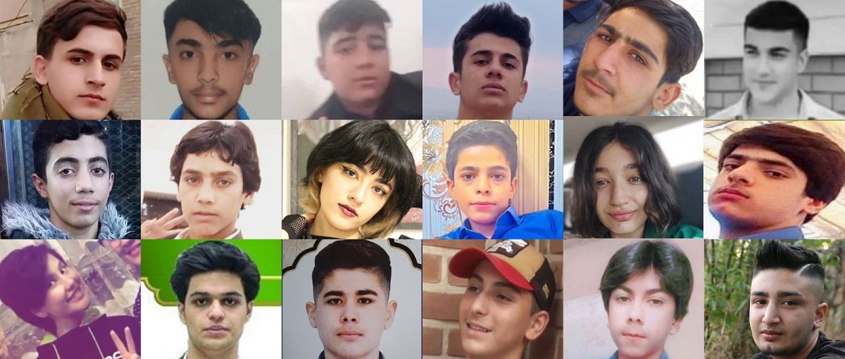 Mindst 23 børn dræbt af Irans sikkerhedsstyrker