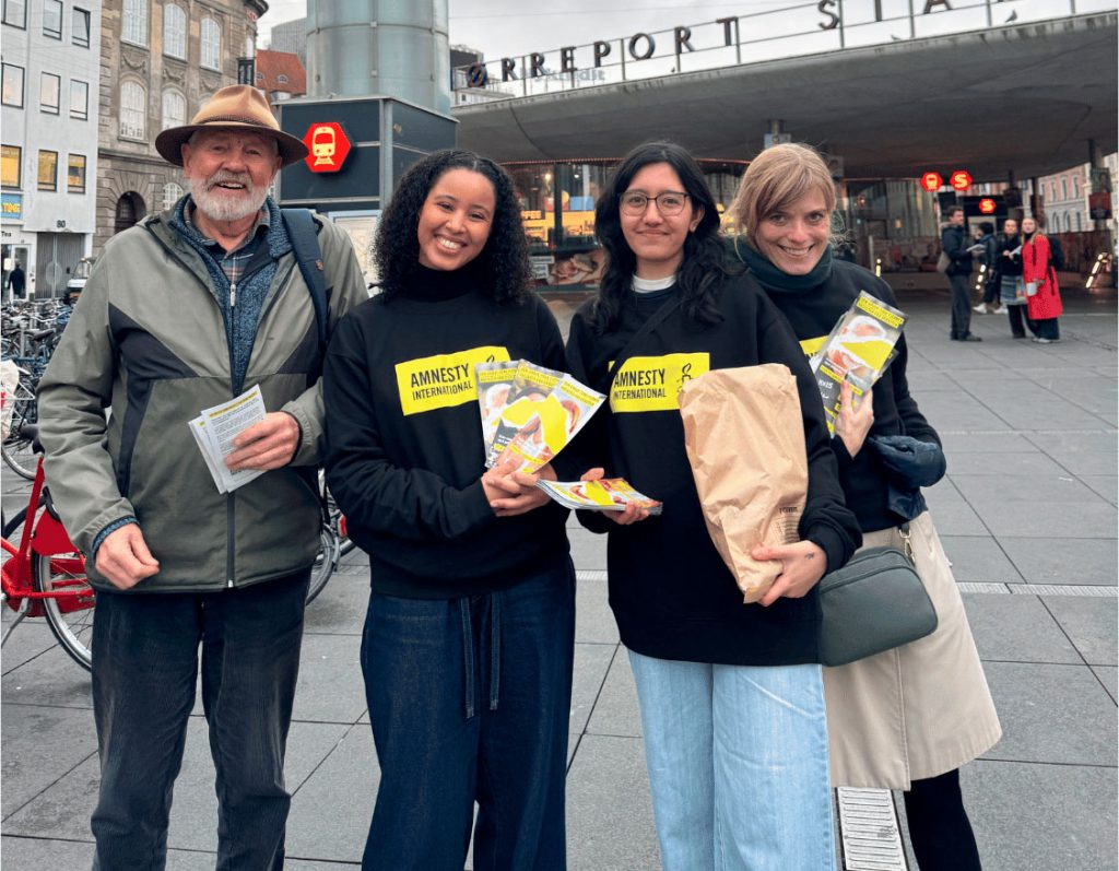 Vær med i Amnesty og vores arbejde for frihed og menneskerettigheder.