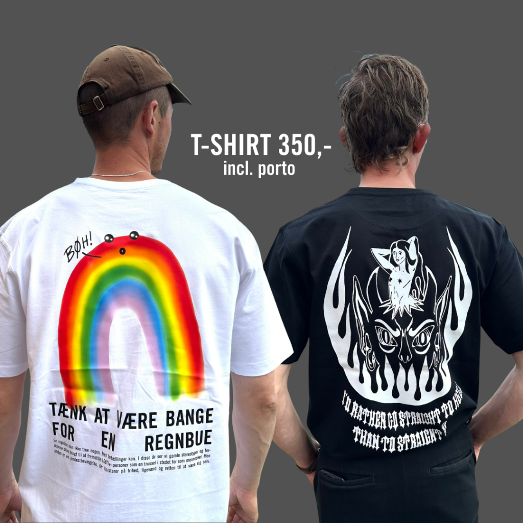 Køb Amnestys Pride t-shirts og vis din solidaritet.